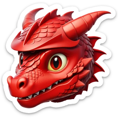 Dragon sant jordi divertido sticker