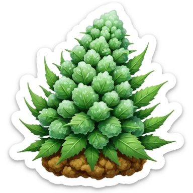 Weed nugs sticker