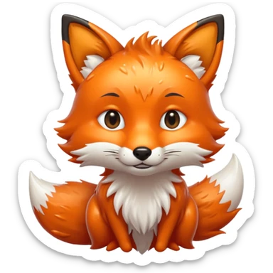 wet fox sticker