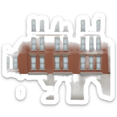 NYC style building  sticker