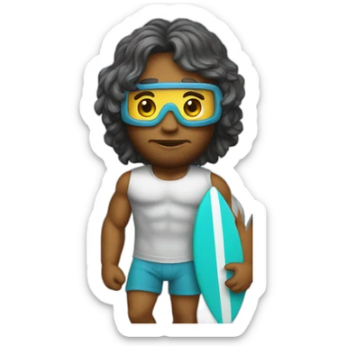 surfer kook sticker