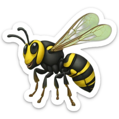 Wasp shrek sticker