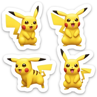 Pikachu sticker