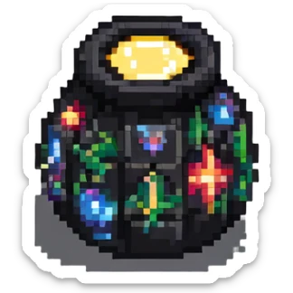 Survival item in zombie apocalypse, Dead Ahead Zombie Warfare style, pixelated sticker