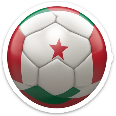 ball with indonesia flag sticker