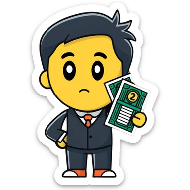  loser lottery  sticker