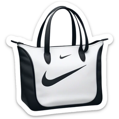 nike swoosh totebag sticker