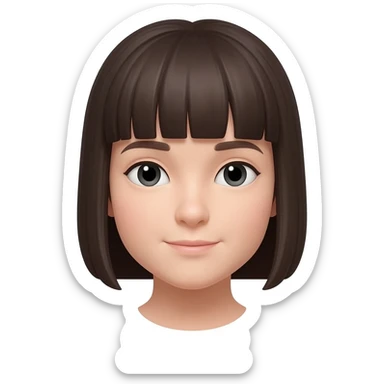 😑 add bangs sticker