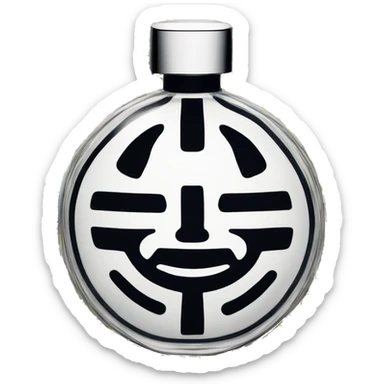 hypnotic poison dior perfume bottle  sticker