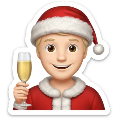 Feliz Navidad y próspero Año Nuevo to David sticker