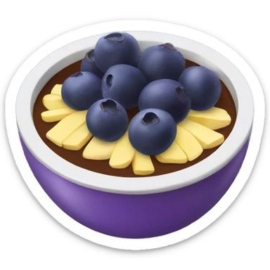Acai bowl sticker