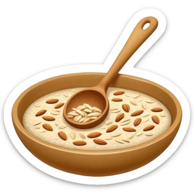 cucharada de harina de avena sticker