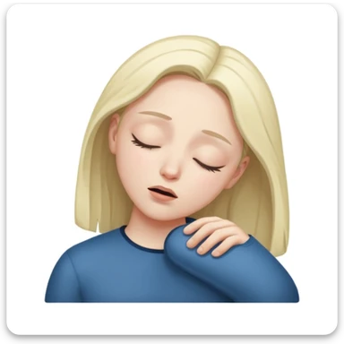  dramatic fainting sticker