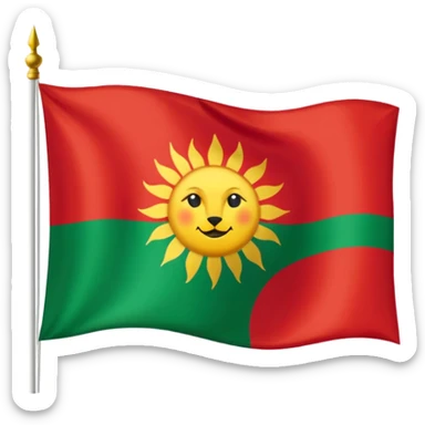 Alte persische Flagge sticker