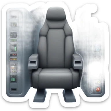 Spaceship’s captain’s seat sticker