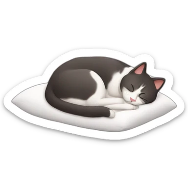 sleeping-cat sticker