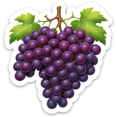 black grapes sticker