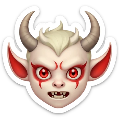 Young demon - small horns, mischiievous











 sticker