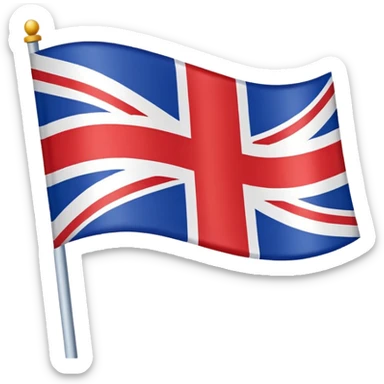 Britain flag sticker