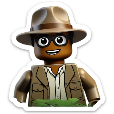 Lego jurassic park sticker