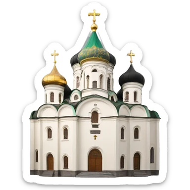 Moscow church sticker