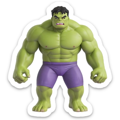 Hulk character sticker