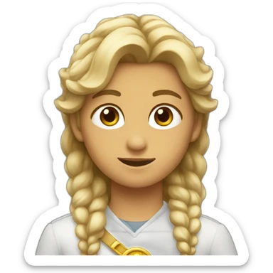 Arcángel con daga  sticker