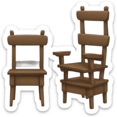 Silla escuela sticker