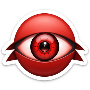 Itachi's sharing gun eye sticker