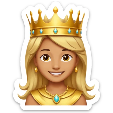 a portrait of sun guardian sticker