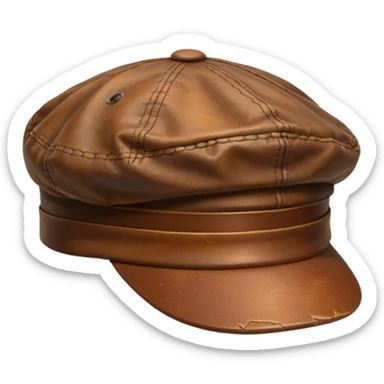 brown cap sticker