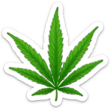 Marihuana sticker