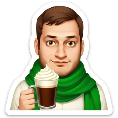 Irish Coffee sticker