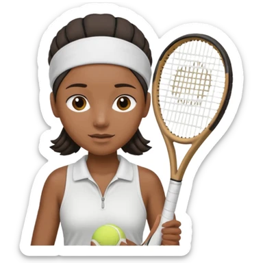 black jamaica half body with head band,half body, tennis racket sticker