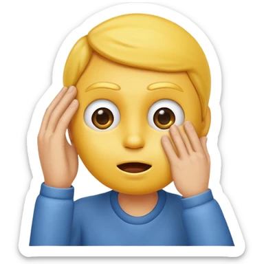 Create an emoji that says well, duh sticker