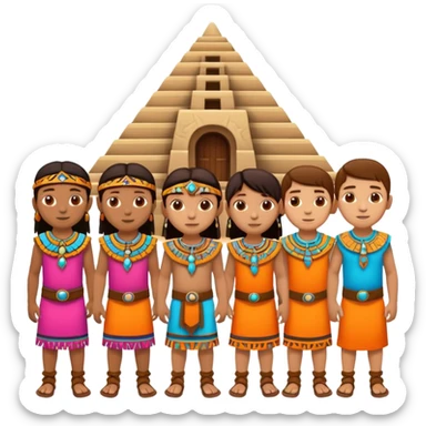 aztec school sticker