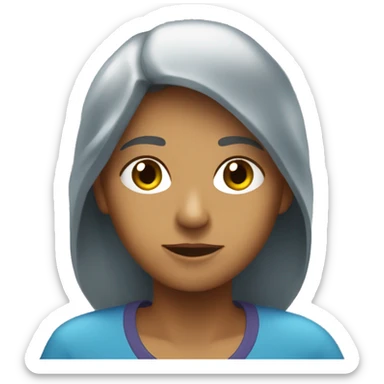 Una persona tomando agua  sticker