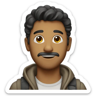 A guy named “arsalan” saying get lost sticker