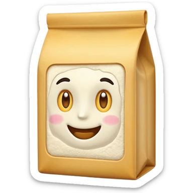 flour package sticker