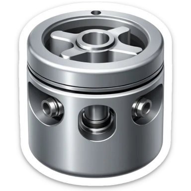 Engine piston sticker