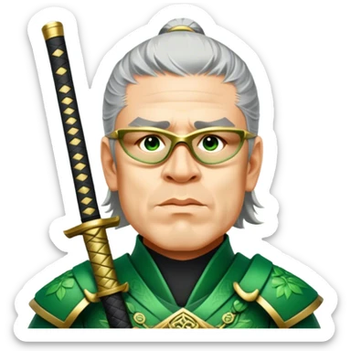 Emerald Samurai sticker