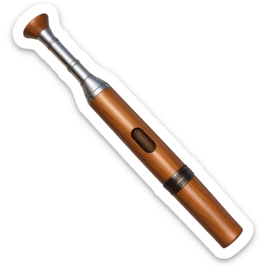 Turkish musical wood wind instrument the Zurna sticker