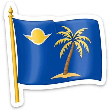 Make a emoji flag of Tokelau sticker