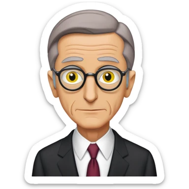 Waylon Smithers amoureux de Charles Montgomery Burns sticker