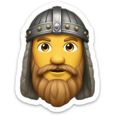 Scandinave de l'époque viking sticker