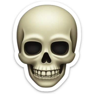 Yes WE CAN skull sticker