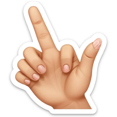 Orta parmak çeken emoji  sticker