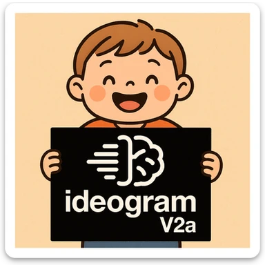 make drawing of a child holding a poster of this image sticker