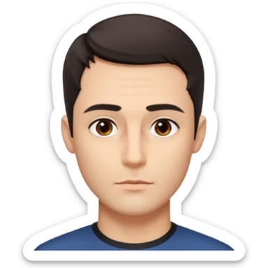 Sigma mewing face sticker