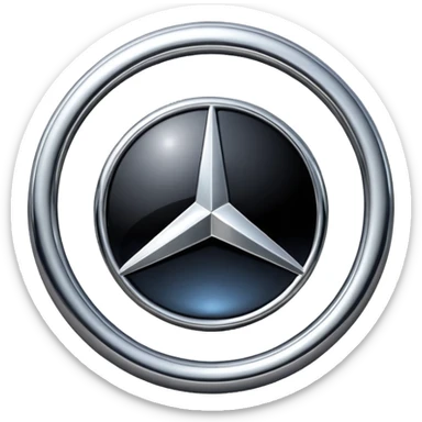 Mercedes benz logo sticker